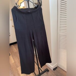 Black straight leg pants , size medium